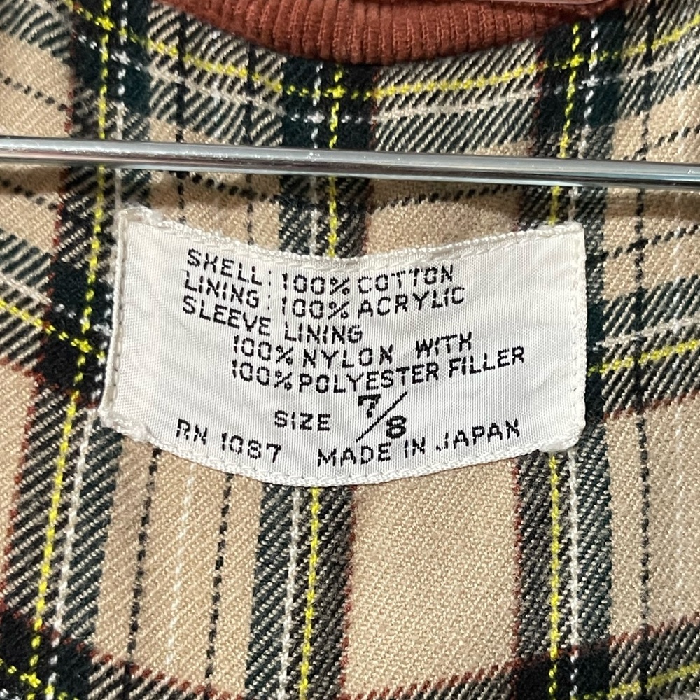 CORDAROY Burn Orange/Brown Long Sleeve Button Up Lined Jacket - Picture 5 of 9